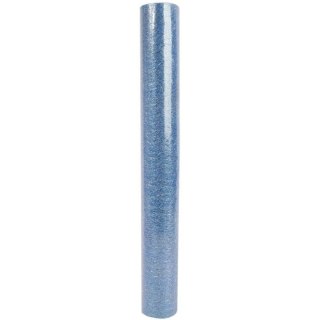 Niebieska Organza Brokatowa do Dekoracji i Kompozycji Kwiatowych 0,50 x 10 m