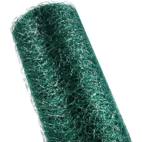 ORGANZA BROKATOWA 0,50 x 10 m ZIELONA