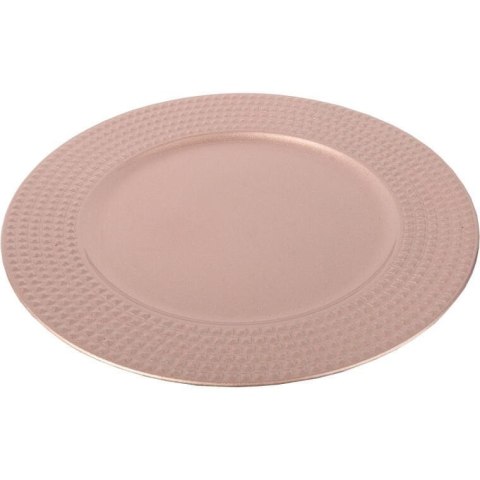 Podtalerz Dekoracyjny Kwadraciki Różowy 33cm - Akcesorium na Przyjęcia i Święta