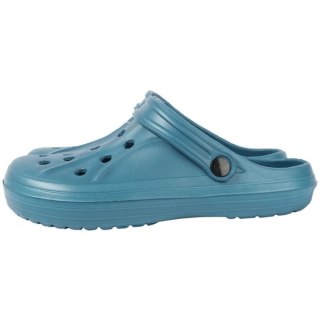MĘSKIE KLAPKI ogrodowe/basenowe buty LEKKIE chodaki PIANKOWE NIEBIESKIE 43
