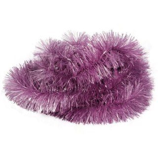 Premium Łańcuch Choinkowy Goliat Różowy 10cm x 3m Metalizowany