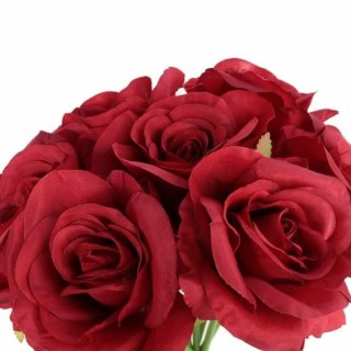 BUKIET 7 RÓŻ 37 CM KOLOR CZERWONY