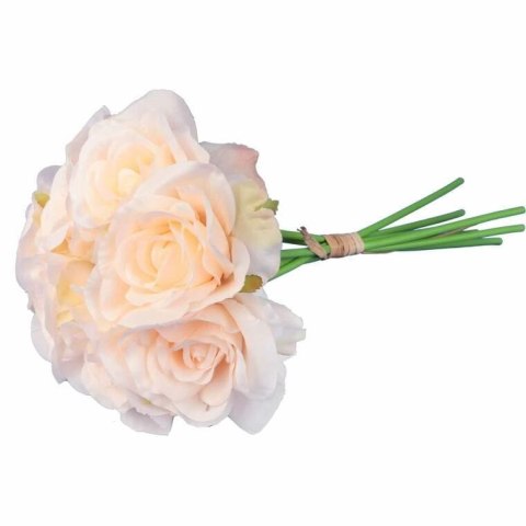 BUKIET 7 RÓŻ 37 CM KOLOR KREMOWY