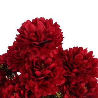 BUKIET 9 CHRYZANTEM 38 CM KOLOR CZERWONY
