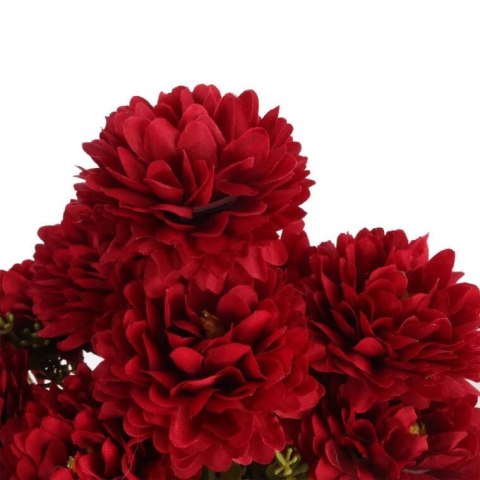 BUKIET 9 CHRYZANTEM 38 CM KOLOR CZERWONY