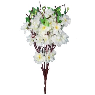 Bukiet 9 JABŁONI w kolorze BIAŁYM 38 cm