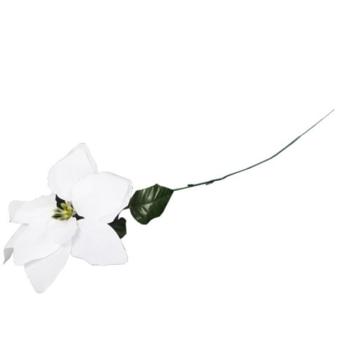 Kwiat pojedynczy Gwiazda Betlejemska Poinsecja 64 cm BIAŁA