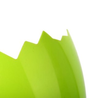 Osłonka Doniczka Wysoka Jajko ZIELONA na rzeżuchę