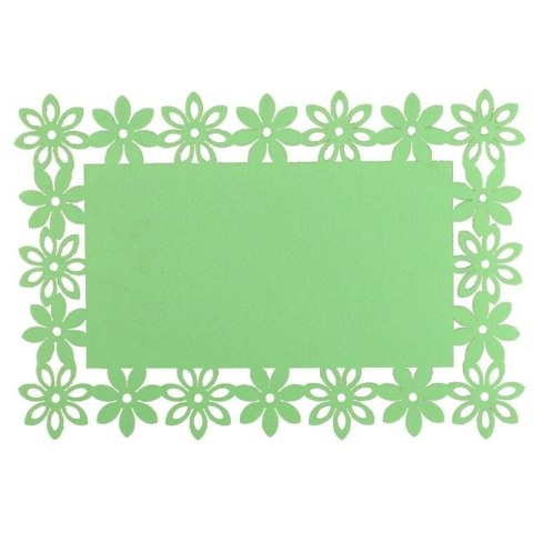Podkładka WIELKANOCNA serwetka mata filcowa 45x30cm miętowa