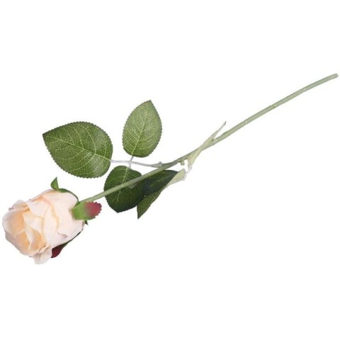RÓŻA POJEDYNCZA 46 CM KREMOWA