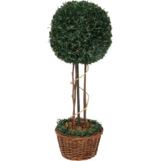 Sztuczne drzewko BONSAI w koszyczku 38 CM
