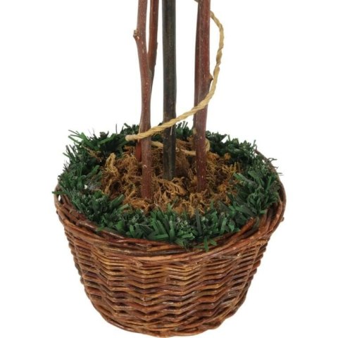 Sztuczne drzewko BONSAI w koszyczku 38 CM