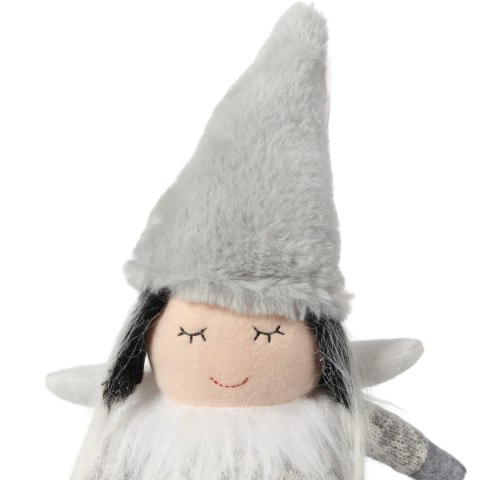 Pluszowy Anioł Siedzący ze Zwisającymi Nogami 42cm - Kolor Szary