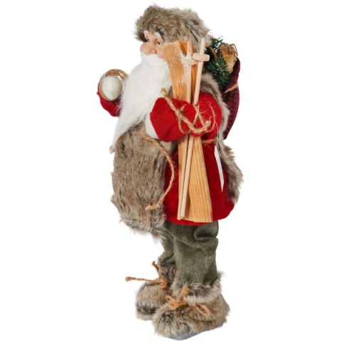 ŚWIĘTY MIKOŁAJ świąteczny FIGURKA skandynawski DEKORACJA ozdoba 46 cm