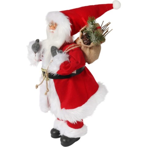 ŚWIĘTY MIKOŁAJ świąteczny FIGURKA skandynawski DEKORACJA ozdoba 56cm