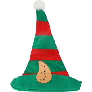 CZAPKA ELFA Z USZAMI skrzat ELF pomocnik Mikołaja 50CM