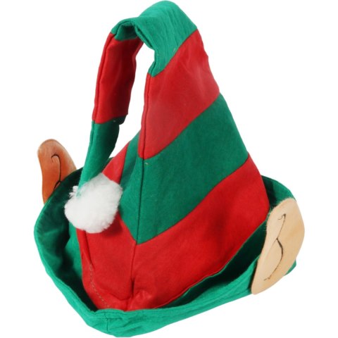 CZAPKA ELFA Z USZAMI skrzat ELF pomocnik Mikołaja 50CM