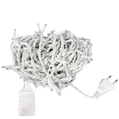LAMPKI CHOINKOWE 240 LED TYPU RYŹ Z PROGRAMATOREM CIEPŁE BIAŁE