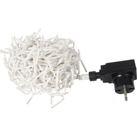 Lampki choinkowe 288 led typu gąsienica Cluster w kolorze różowym 2 m