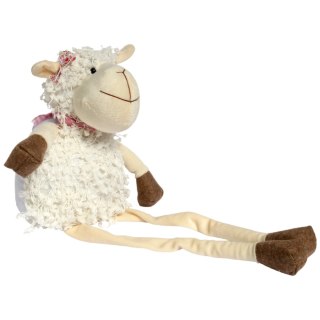 Baranek siedzący Ozdoba Wielkanocna Figurka pluszowa 50 cm biała