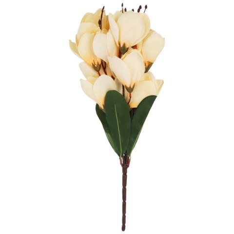 BUKIET MAGNOLII sztuczne kwiaty do wazonu KOMPOZYCJA czerwony 37 cm
