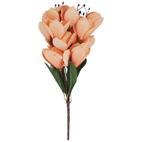 BUKIET MAGNOLII sztuczne kwiaty do wazonu KOMPOZYCJA czerwony 37 cm