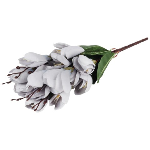 BUKIET MAGNOLII sztuczne kwiaty do wazonu KOMPOZYCJA czerwony 37 cm