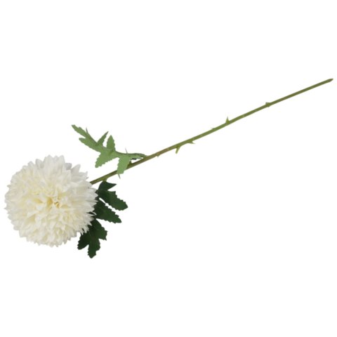 CHRYZANTEMA sztuczny kwiat do wazonu kremowa 50 cm