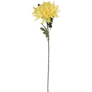 CHRYZANTEMA sztuczny kwiat do wazonu żółta 68 cm