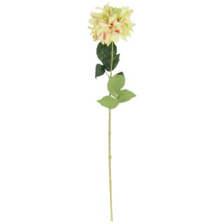 DALIA sztuczny kwiat do wazonu GEORGINIA zielona 64 cm
