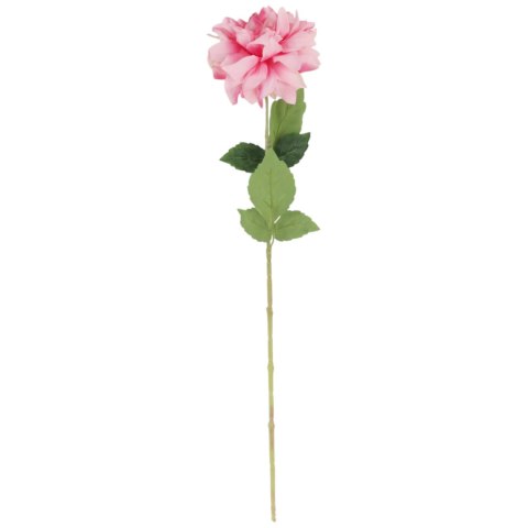 DALIA sztuczny kwiat do wazonu GEORGINIA żółta 64 cm