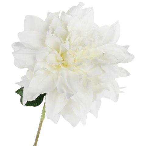 DALIA sztuczny kwiat do wazonu GEORGINIA żółta 64 cm