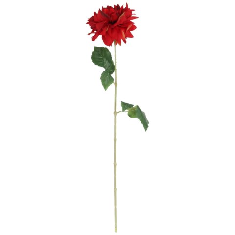 DALIA sztuczny kwiat do wazonu GEORGINIA żółta 64 cm