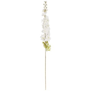 OSTRÓŻKA DELPHINIUM sztuczne kwiaty do wazonu biała 106 cm