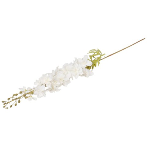 OSTRÓŻKA DELPHINIUM sztuczne kwiaty do wazonu biała 106 cm