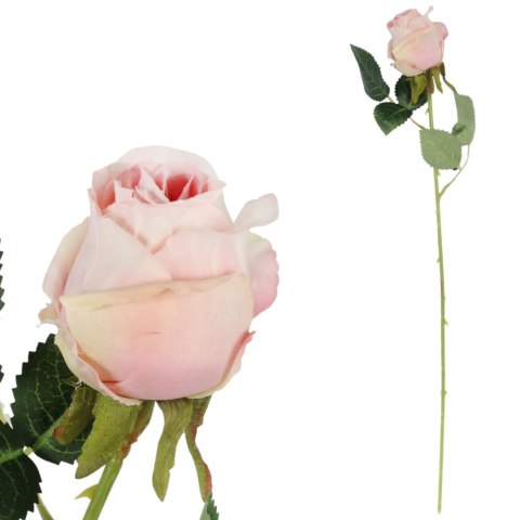 RÓŻA sztuczny kwiat do wazonu czerwona 52 cm