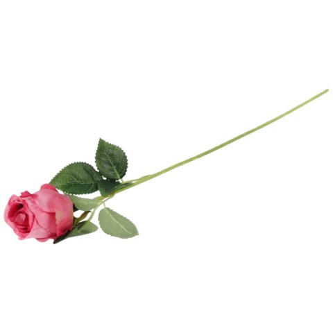 RÓŻA sztuczny kwiat do wazonu czerwona 52 cm
