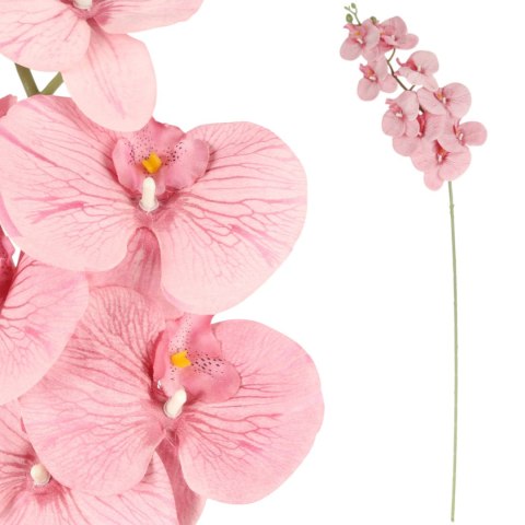 STORCZYK sztuczne kwiaty do wazonu GAŁĄZKA ORCHIDEA różowa 100 cm