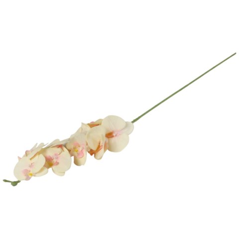 STORCZYK sztuczne kwiaty do wazonu GAŁĄZKA ORCHIDEA żółto-różowa 100 cm