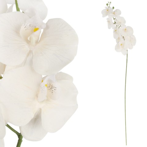 STORCZYK sztuczne kwiaty do wazonu GAŁĄZKA ORCHIDEI biała 100 cm