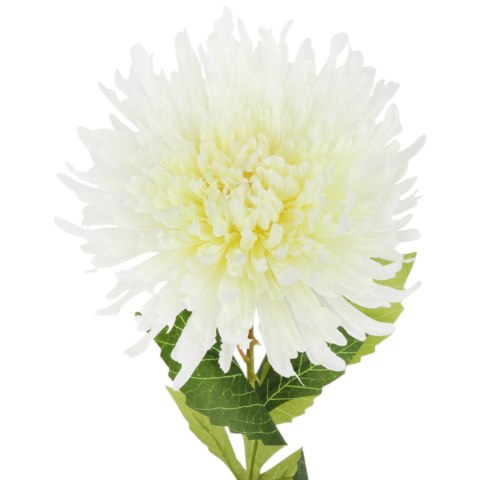 CHRYZANTEMA KWIAT SZTUCZNY do wazonu biała 64 cm