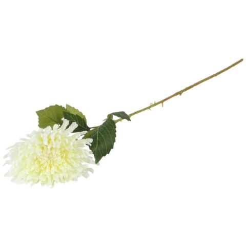 CHRYZANTEMA KWIAT SZTUCZNY do wazonu biała 64 cm