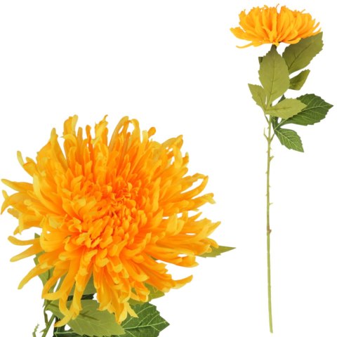 CHRYZANTEMA KWIAT SZTUCZNY do wazonu bordowa 64 cm