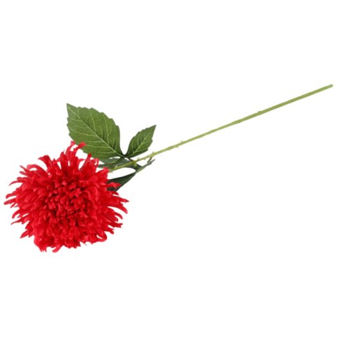 CHRYZANTEMA KWIAT SZTUCZNY do wazonu bordowa 64 cm
