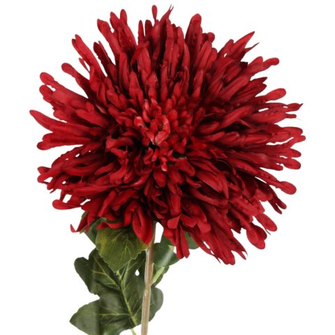 CHRYZANTEMA KWIAT SZTUCZNY do wazonu czerwona 74 cm