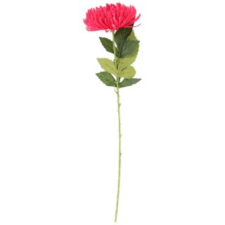 CHRYZANTEMA KWIAT SZTUCZNY do wazonu różowa 64 cm