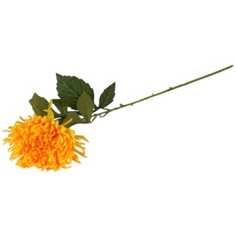 CHRYZANTEMA KWIAT SZTUCZNY do wazonu żółta 64 cm