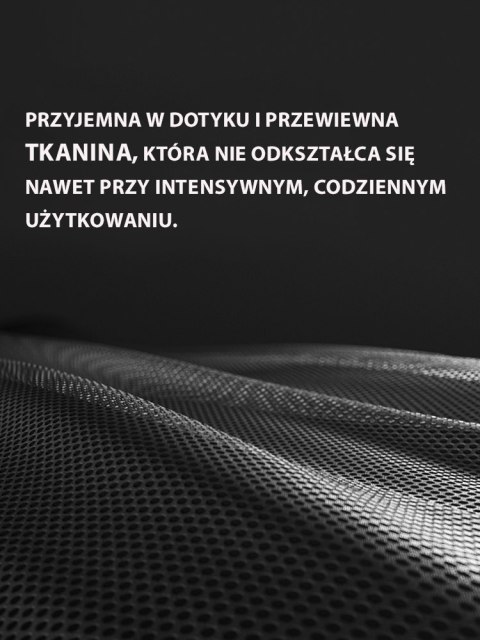 FOTEL BIUROWY ERGONOMICZNY APEXWORK, CZARNY, WYGODNY, DO BIURA, Z SIATKĄ