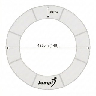 Osłona sprężyn do trampoliny 14 FT/435cm JUMPI