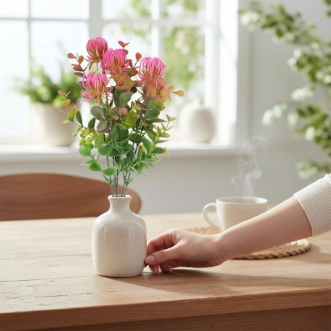 PROTEA BUKIET SZTUCZNY dodatek do kompozycji różowy 32 cm